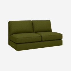 Armless 2 Seater Indigo - Helloilmare